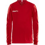 CRAFT Squad Go Jersey Solid LS Jr Bright red (1430)