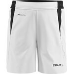 CRAFT PRO Control Impact -lasten sisähousulliset shortsit Valkoinen/musta (900999)