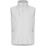CLIQUE Classic -miesten softshell-liivi Valkoinen (00)