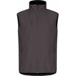 CLIQUE Classic -miesten softshell-liivi Tumman harmaa (945)