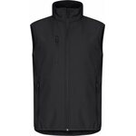 CLIQUE Classic -miesten softshell-liivi Musta (99)