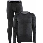 CRAFT CORE Wool Merino Set M Black melange (998000)