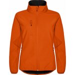CLIQUE Classic Softshell Jacket Lady Tumma oranssi (18)