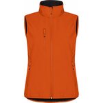 CLIQUE Classic -naisten softshell-liivi Tumma oranssi (18)
