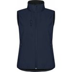 CLIQUE Classic -naisten softshell-liivi Tummansininen (580)