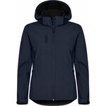 CLIQUE Classic Softshell Hoody Lady Tummansininen (580)