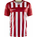 CRAFT Progress 2.0 Stripe Jersey M Bright red/white (430900)