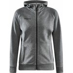 CRAFT Core Soul Full Zip Hood W Dark grey melange (975000)