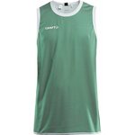 CRAFT Progress Reversible Basket Singlet M Team green/white (651900)