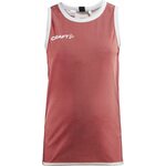 CRAFT Progress Reversible Basket Singlet Jr Bright red/white (430900)