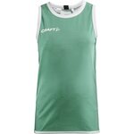 CRAFT Progress Reversible Basket Singlet Jr Team green/white (651900)