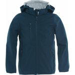 CLIQUE Basic Softshell Jacket Junior Tummansininen (580)
