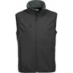 CLIQUE Basic -miesten softshell-liivi Musta (99)