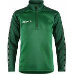 CRAFT Squad 2.0 Half Zip Jr Team green/Ivy (651633)