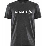 CRAFT Community Logo SS Tee M Black melange (999200)