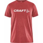 CRAFT Community Logo SS Tee Jr Bright red/melange (430200)