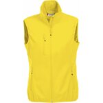 CLIQUE Basic -naisten softshell-liivi Sitruuna (10)