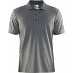 CRAFT Polo Shirt Pique Classic M Dark grey melange (1975)