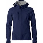 CLIQUE Basic Hoody Softshell Ladies Tummansininen (580)