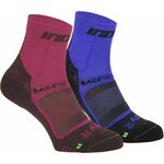 INOV-8 Race Elite Pro -kilpailusukat (tuplapakkaus) Pinkki/musta, sininen/musta