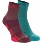 INOV-8 Trail Fly Sock (twin pack) Teal/purple