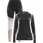 CRAFT Baselayer Set W Dk Grey Melange-Touch (975704)