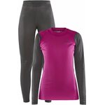 CRAFT CORE Warm Baselayer Set W Roxo-Granite (486985)