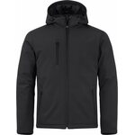 CLIQUE Padded Hoody Softshell Musta (99)