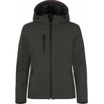 CLIQUE Padded Hoody Softshell Lady Tumman harmaa (945)