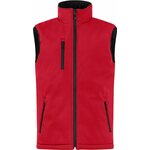 CLIQUE Padded -miesten topattu softshell-liivi Punainen (35)
