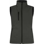 CLIQUE Padded -naisten topattu softshell-liivi Tumman harmaa (945)