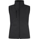 CLIQUE Padded -naisten topattu softshell-liivi Musta (99)