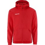 CRAFT Community 2.0 Logo FZ Hoodie M Kirkkaan punainen (430000)
