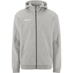 CRAFT Community 2.0 Logo FZ Hoodie M Meleerattu harmaa (950000)