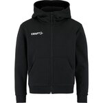 CRAFT Community 2.0 -lasten logollinen hupparitakki Musta (999000)
