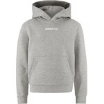 CRAFT Community 2.0 -lasten logollinen huppari Meleerattu harmaa (950000)