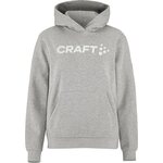 CRAFT Community 2.0 -naisten logollinen huppari Meleerattu harmaa (950000)