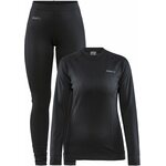 CRAFT CORE Dry Baselayer Set W Musta (999000)