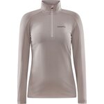 CRAFT CORE Gain -naisten puolivetoketjullinen välikerrospaita Clay (230000)