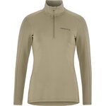 CRAFT CORE Gain -naisten puolivetoketjullinen välikerrospaita Raw (237000)