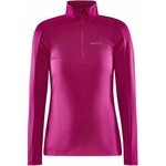 CRAFT CORE Gain -naisten puolivetoketjullinen välikerrospaita Purppura (486000)