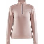 CRAFT CORE Gain -naisten puolivetoketjullinen välikerrospaita Hint (710000)