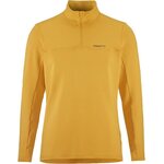 CRAFT CORE Gain -miesten puolivetoketjullinen välikerrospaita Kurkuma (518000)