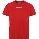 CRAFT Squad Go Function Tee Jr Kirkkaan punainen (430000)