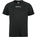 CRAFT Squad Go Function Tee Jr Musta (999000)