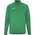 CRAFT Squad Go -miesten puolivetoketjullinen treenitakki Vihreä (651000)