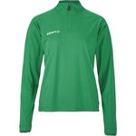 CRAFT Evolve 2.0 -naisten puolivetoketjullinen välikerrospaita Vihreä (651000)