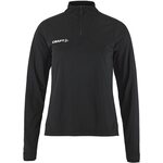 CRAFT Evolve 2.0 -naisten puolivetoketjullinen välikerrospaita Musta (999000)