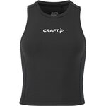 CRAFT Rush 2.0 Crop Singlet W Musta (999000)