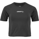 CRAFT Rush 2.0 Crop Tee W Musta (999000)